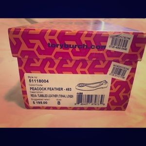 Tory Burch Peacock Feather Flat